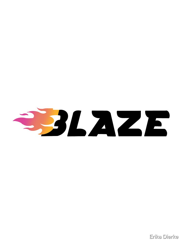 AUSL blaze logo by Erika Dee