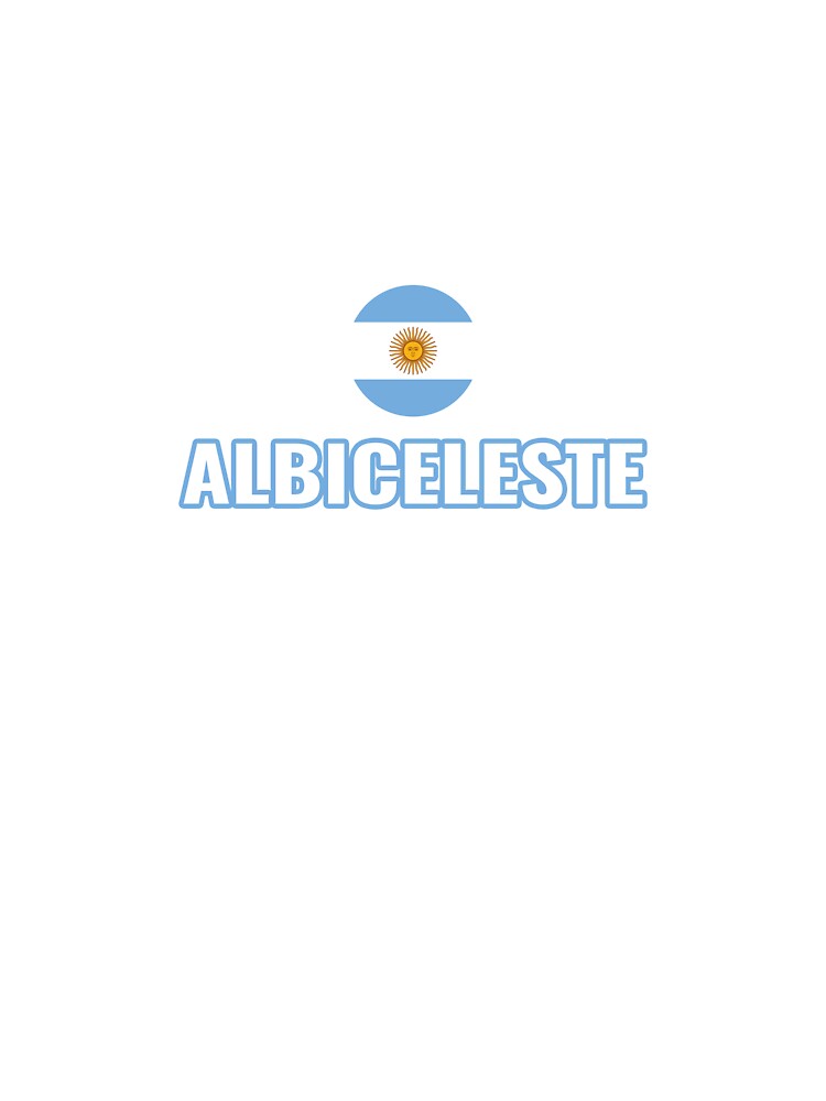ALBICELESTE – Argentine Flag Fan Tee | Uncle Jichuan by Uncle-Jichuan