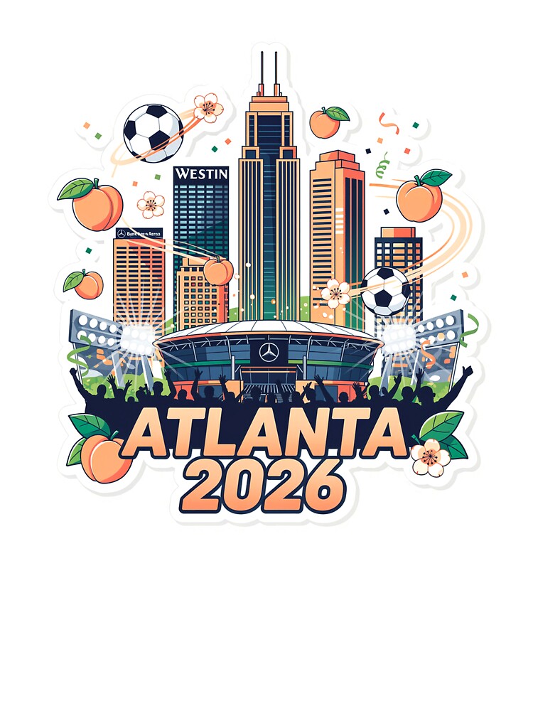 Atlanta 2026 Skyline Soccer by Modefissi