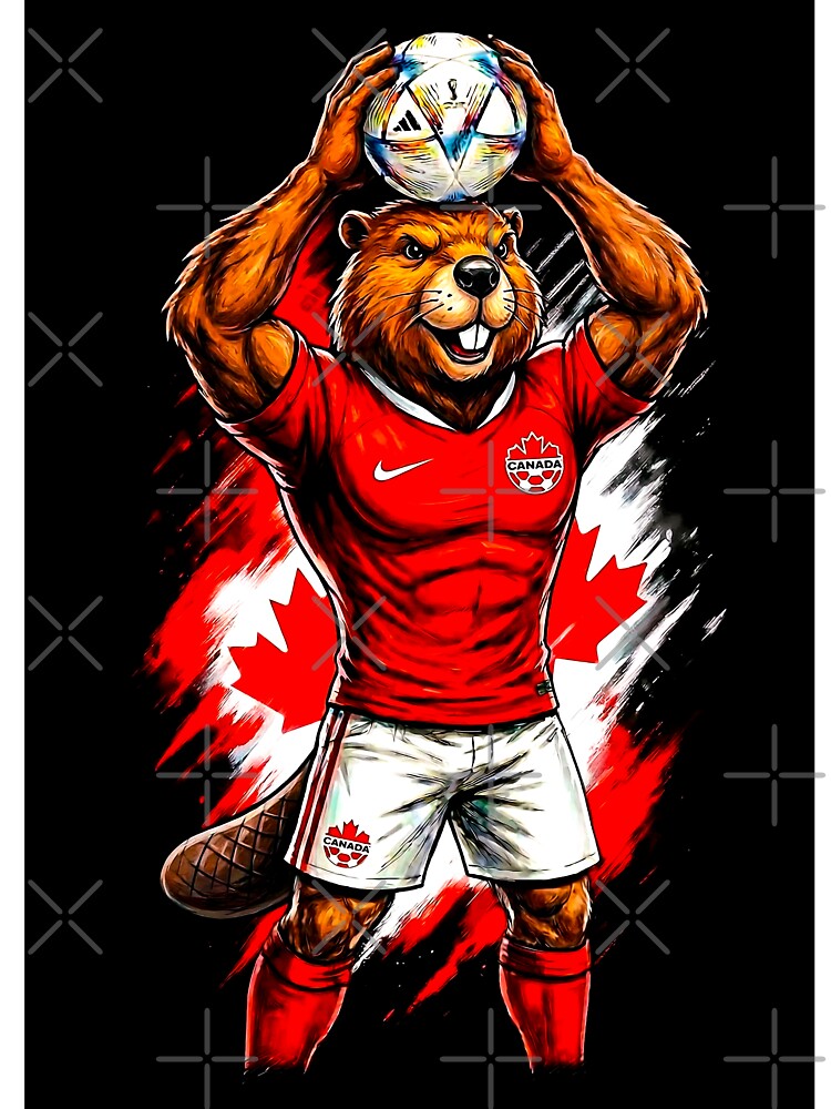 Canada Mascot World Cup 2026 Football Power by Not Hugo
