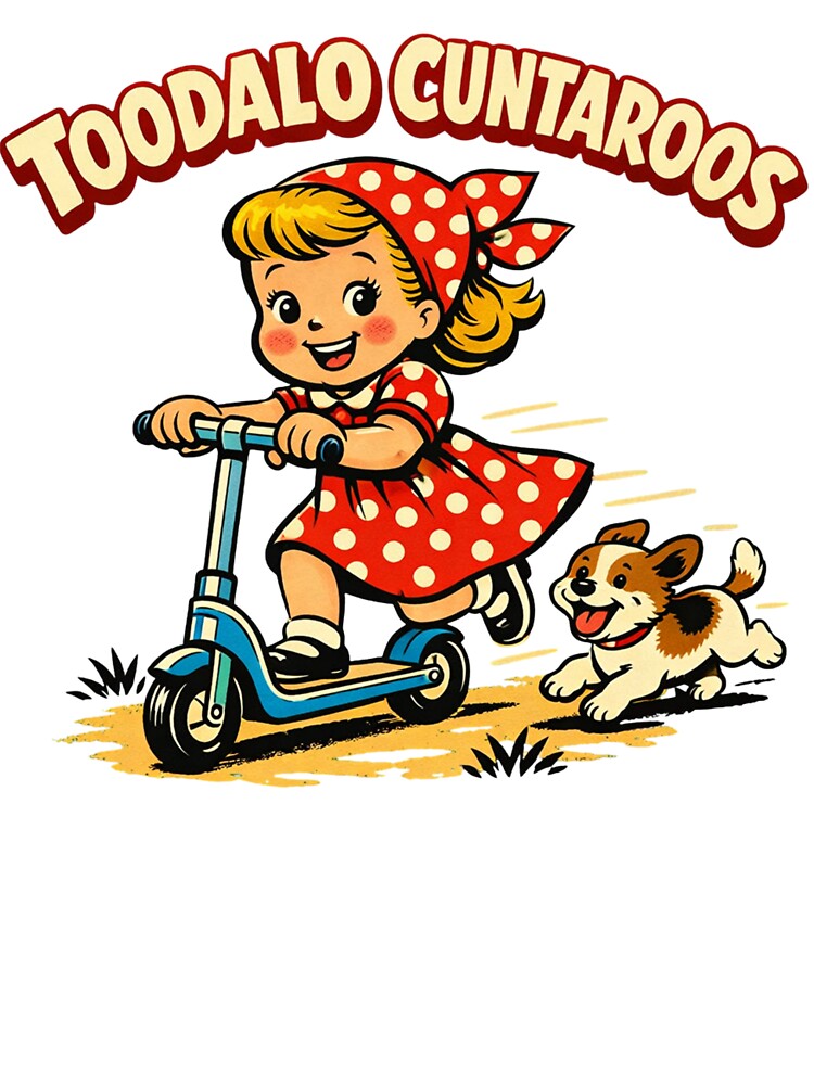 Toodaloo Cuntaroos Funny Retro Goodbye Humor by Masaw