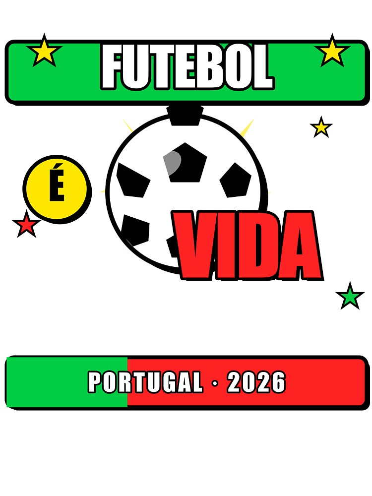 Football é vida Design by Bloom & Charm Studio