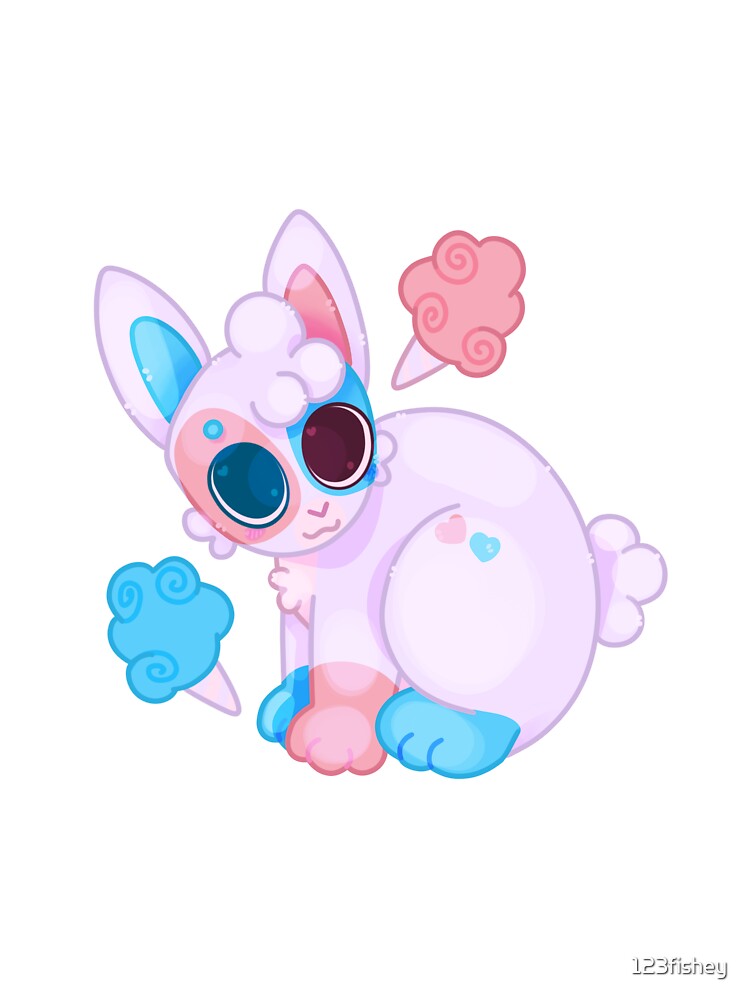 Cotton Candy Bunny by 123fishey