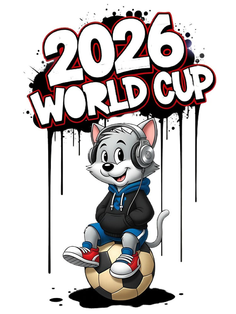 2026 World Cup Cat Streetwear by PixelStyle Studio