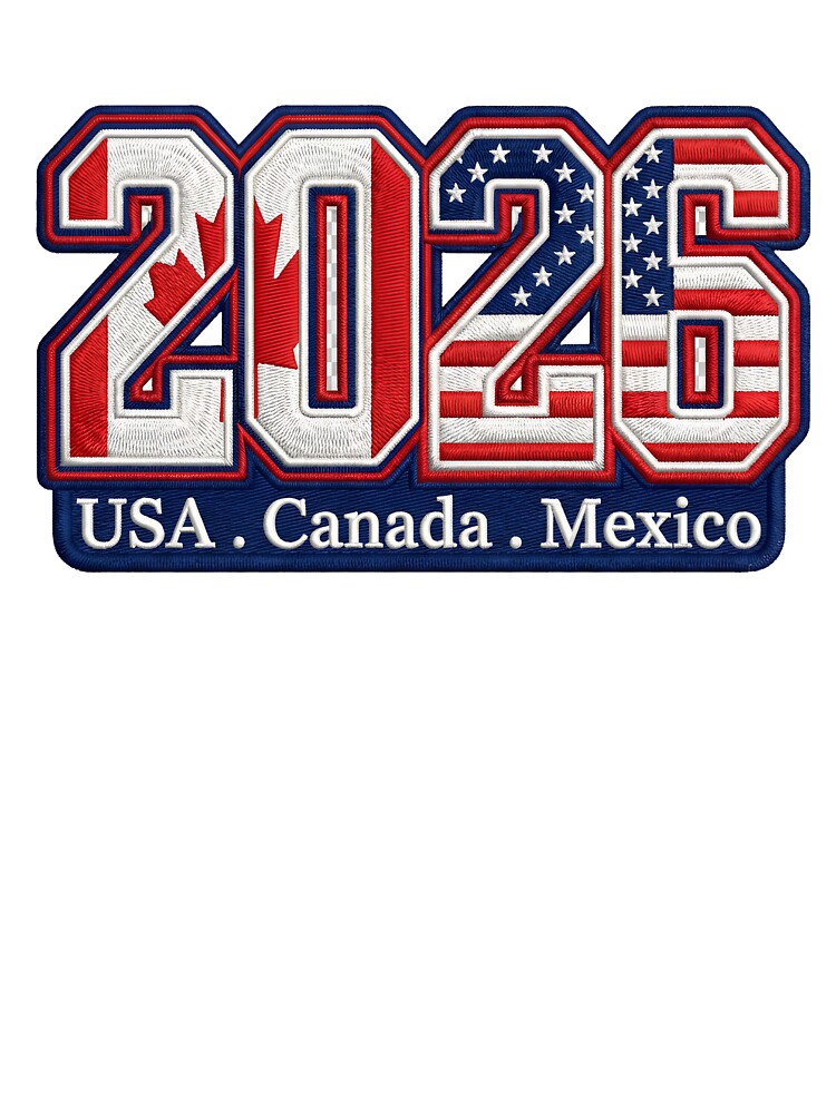 World Cup 2026 USA Canada Mexico Football Soccer T-Shirt by Tshirt-Deer