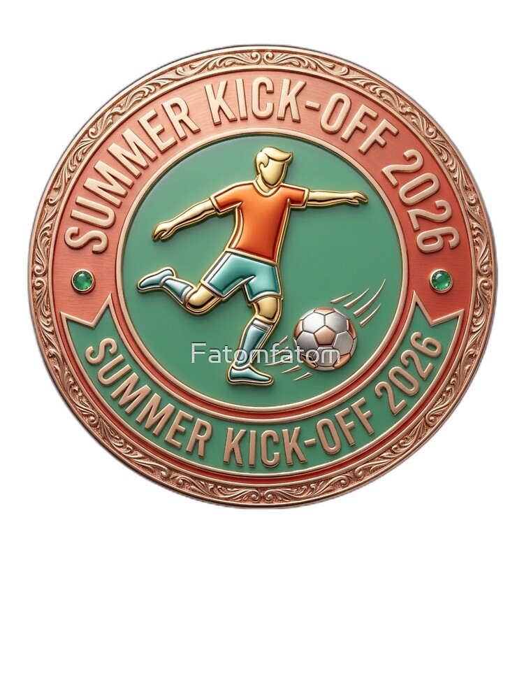 Summer Kick-Off 2026 Soccer Season Luxury Emblem by Fatomfatom