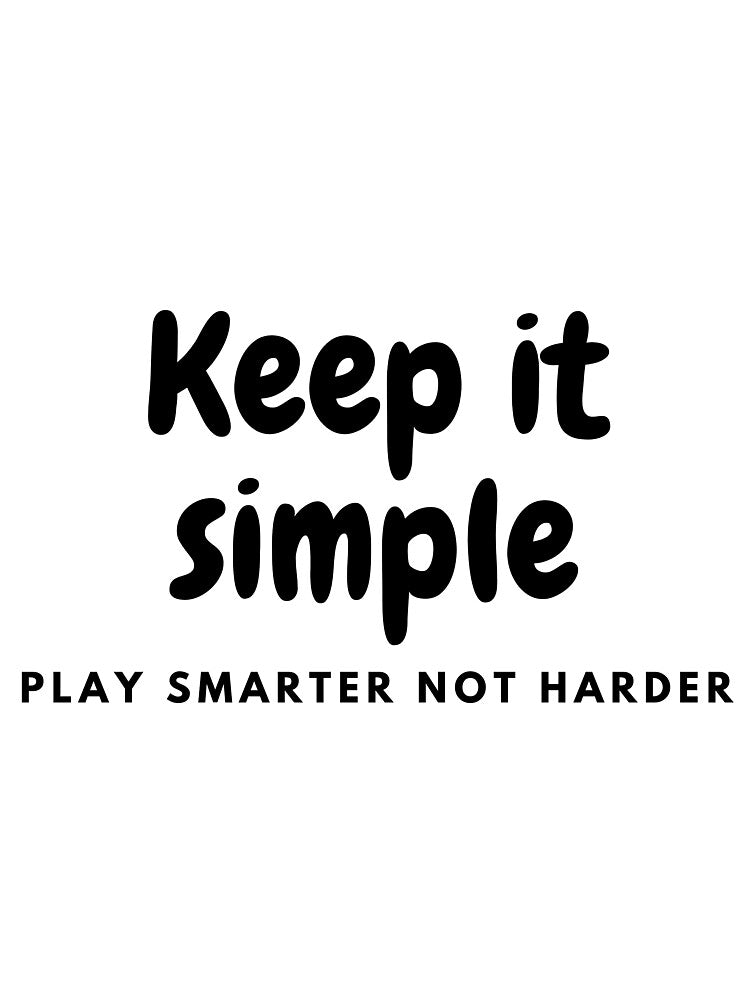 keep it simple t-shirt by OKR1M