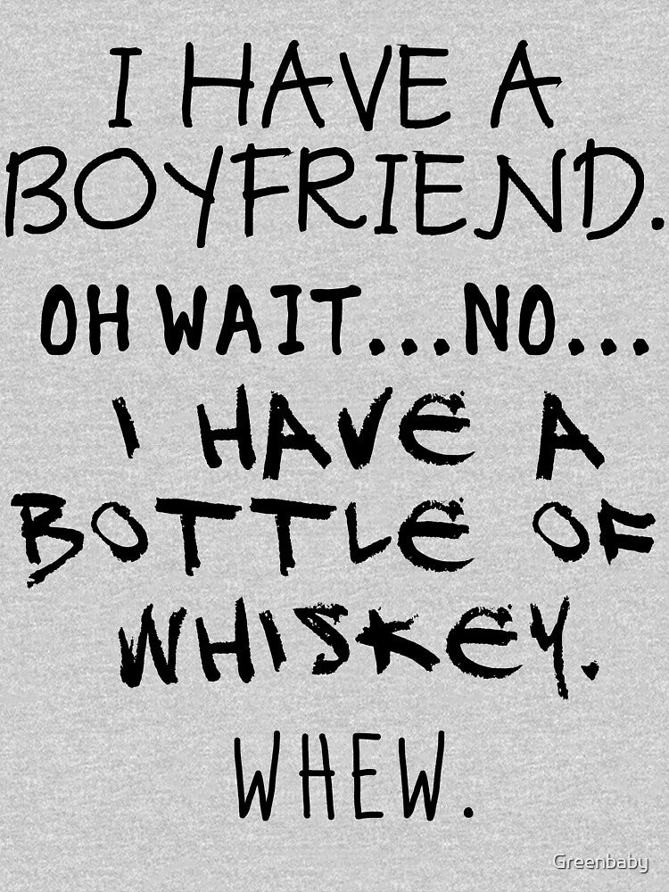 Funny Anti Valentine Bottle of Whiskey by Greenbaby