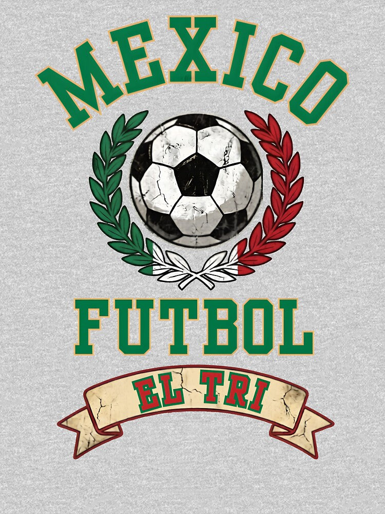 Mexico Futbol El Tri Vintage Retro Soccer Fan by laughingshirts