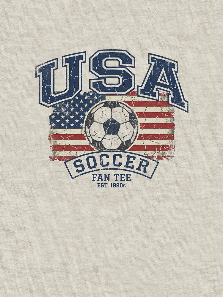 USA Soccer Fan Tee by Fankickstore
