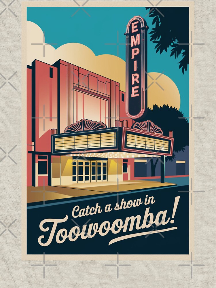 Toowoomba Vintage Travel Poster by TravelerRat