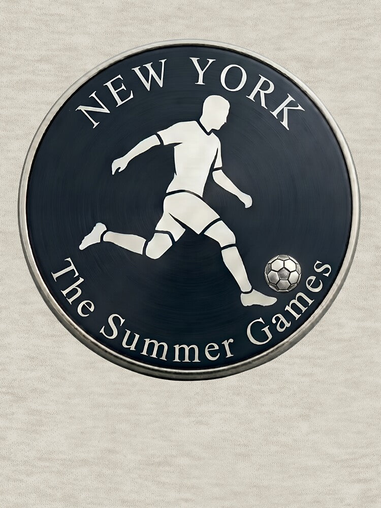New York Summer Games Soccer Badge by laughingshirts