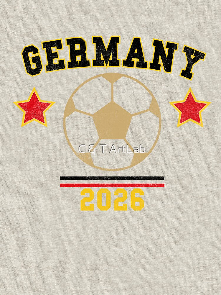 Germany 2026 — Vintage Soccer Tee by C & T ArtLab