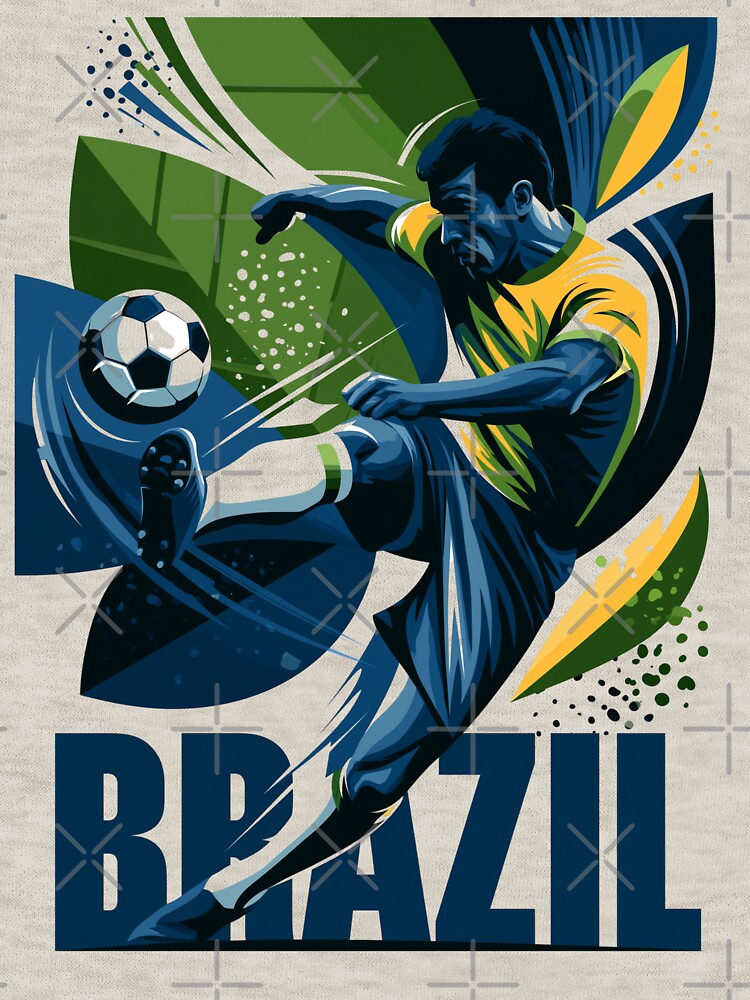 Brazil Soccer by StudioRedKoala