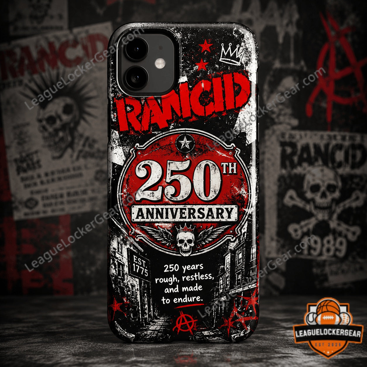 Rancid 250th Anniversary Est. 1775 Phone Case