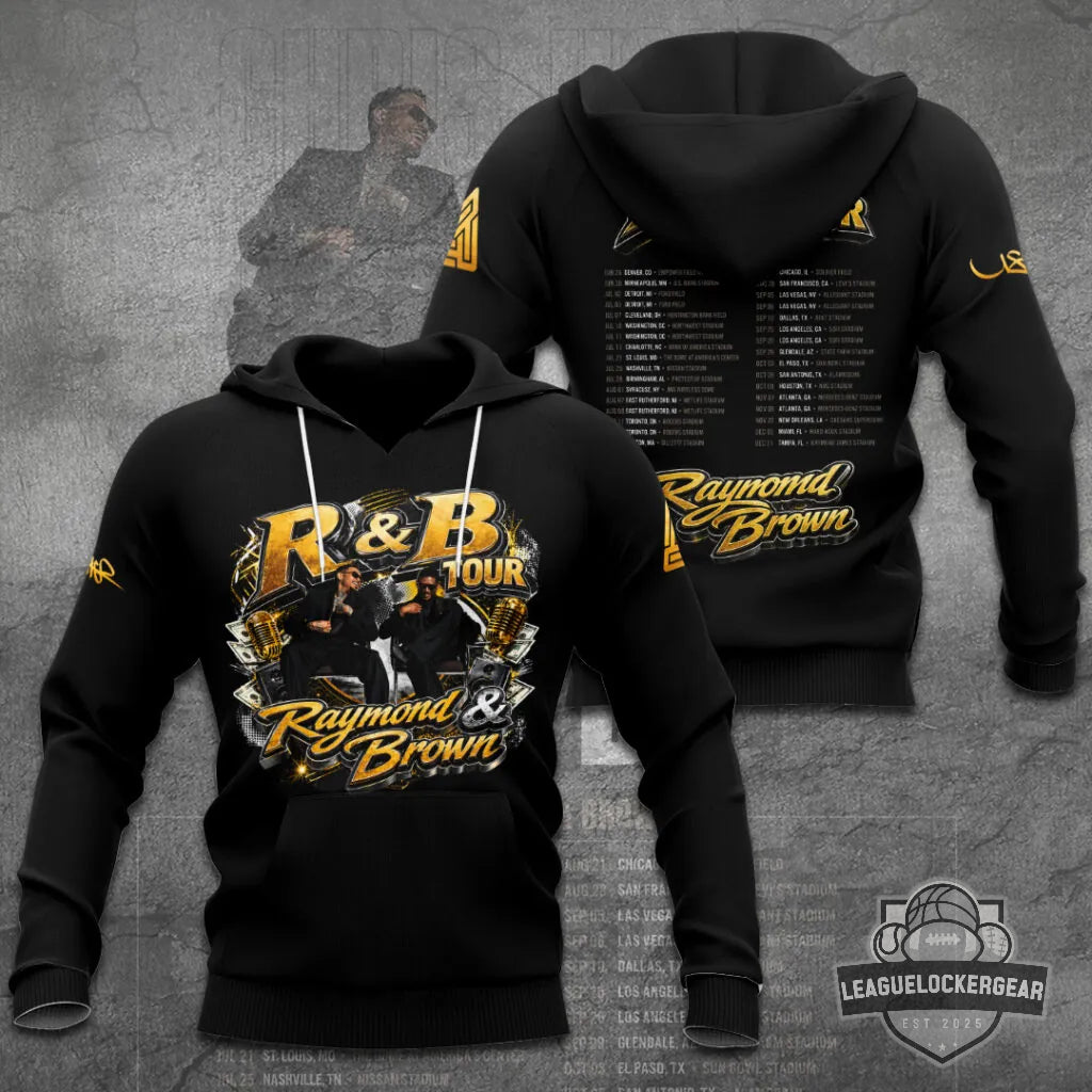 Raymond & Brown R&B Tour 3D T-Shirt