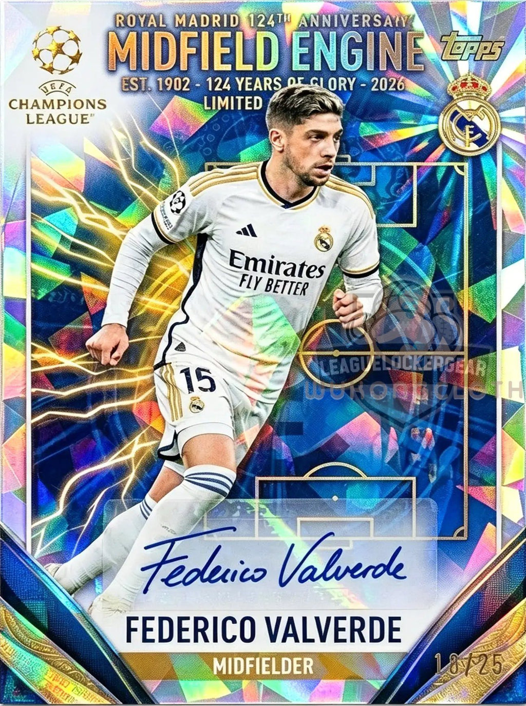 Real Madrid 124th Anniversary Trading Cards