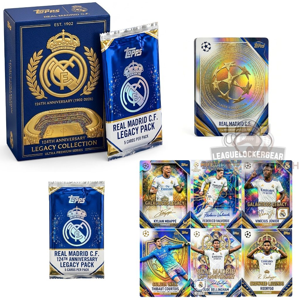 Real Madrid 124th Anniversary Trading Cards
