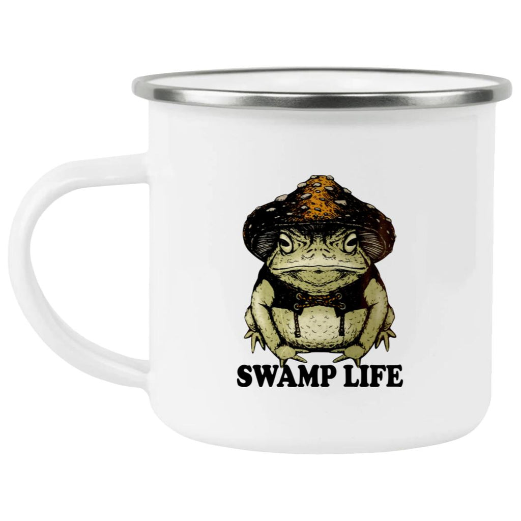 Frog Mushroom Swamp Life Mug