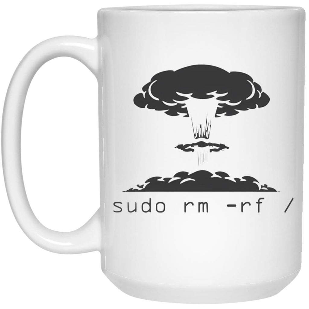 Sudo Rm Rf Nuclear Mug