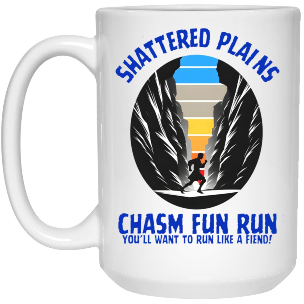 Shattered Plains Chasm Fun Run You’ll Want To Run Like A Fiend Mug