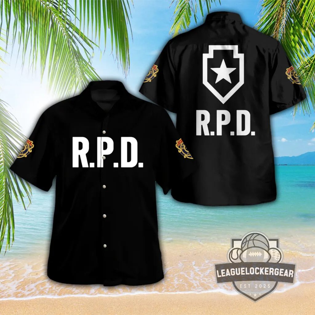 Resident Evil R.P.D. Hawaiian Shirt and Shorts Set