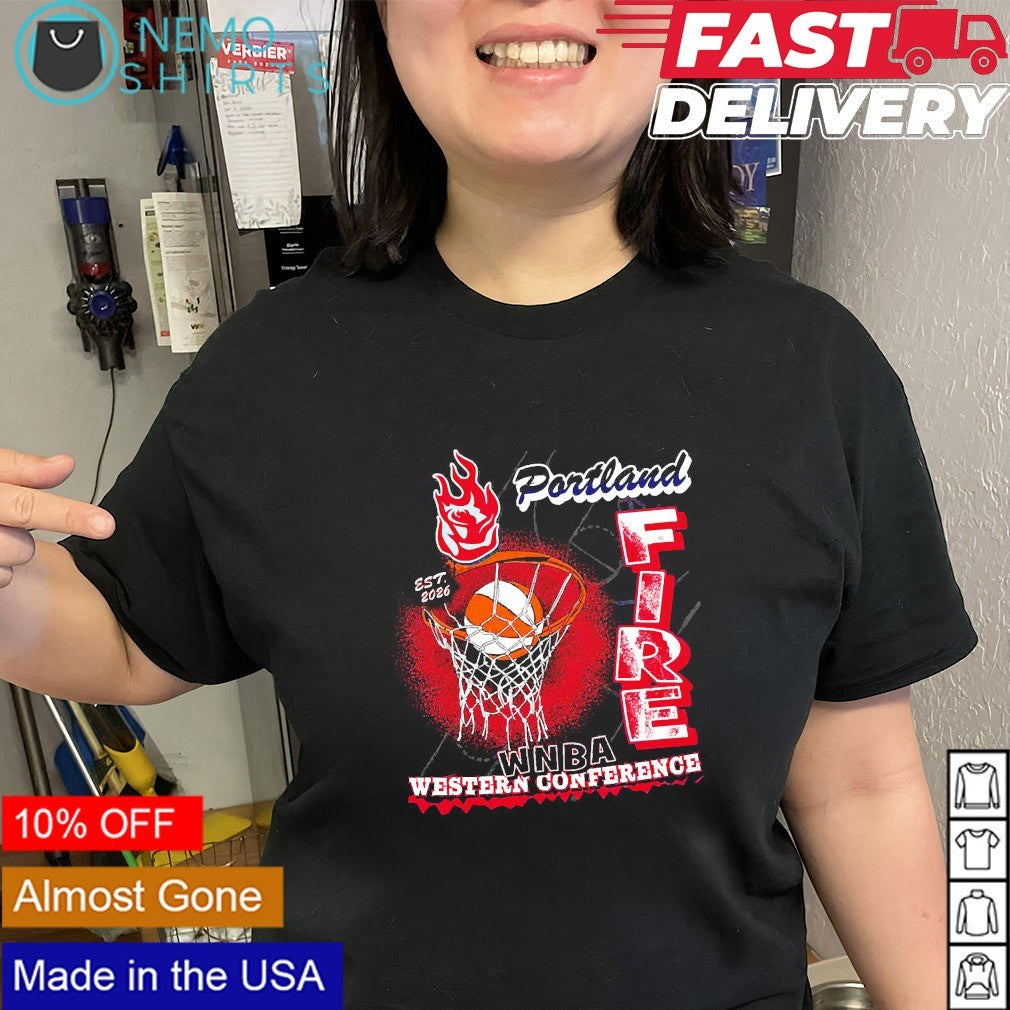 Portland Fire est 2026 WNBA Western conference shirt