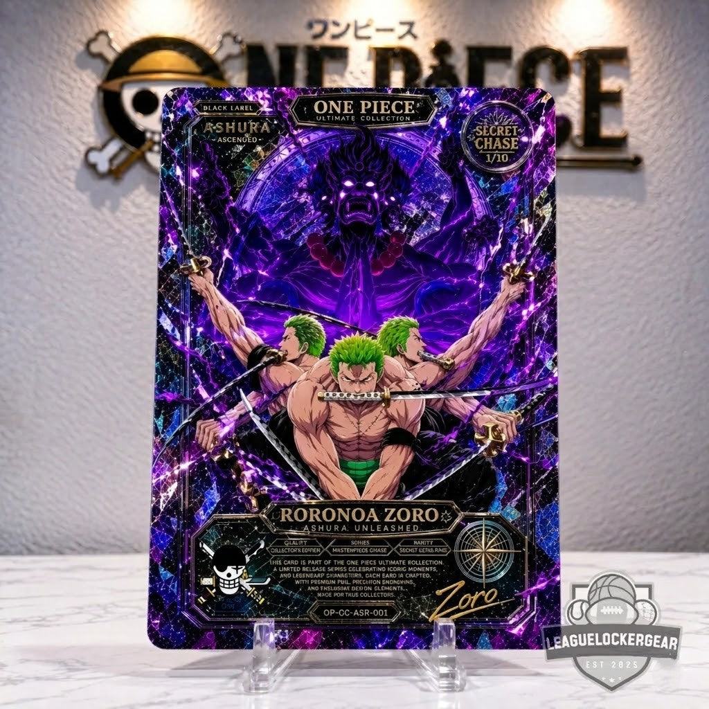 Roronoa Zoro Ashura Unleashed Ascended Collector Card