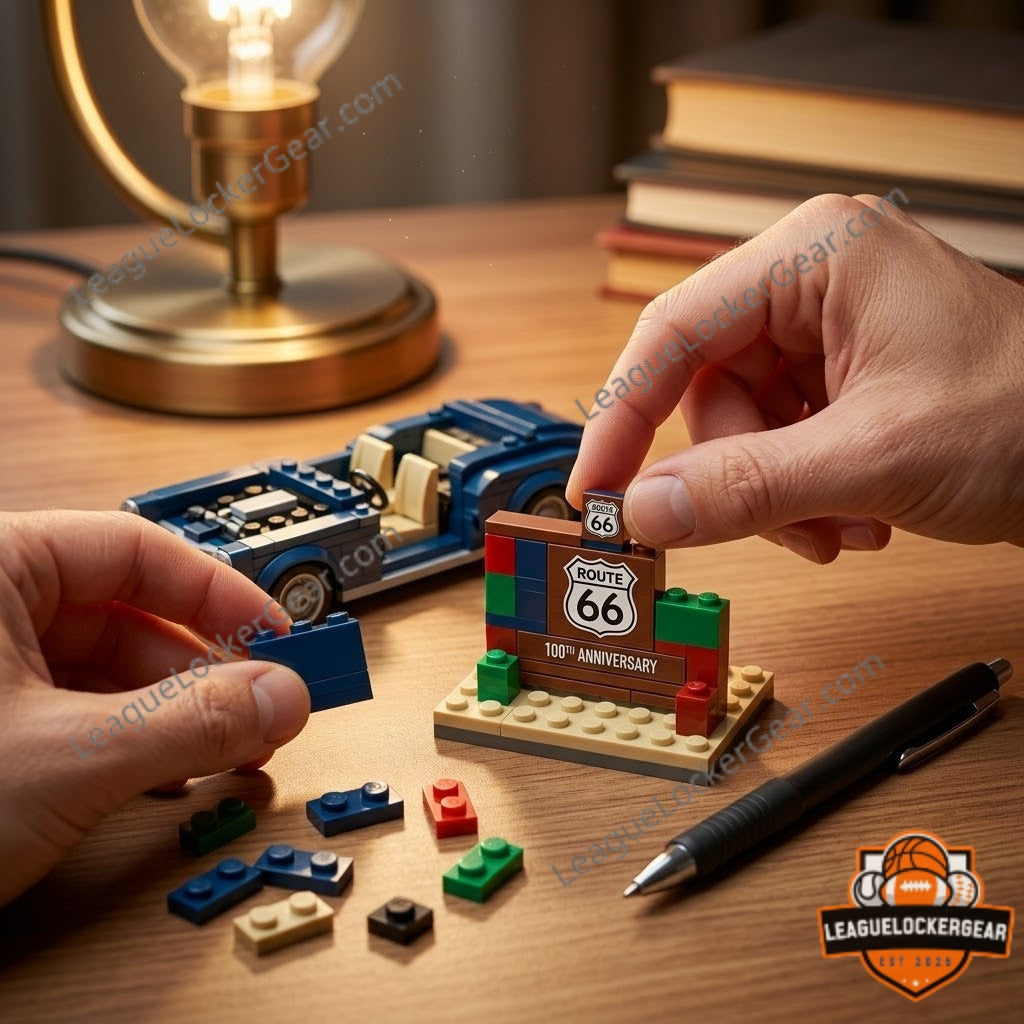 Route 66 100th Anniversary Car Display Building Blocks Set