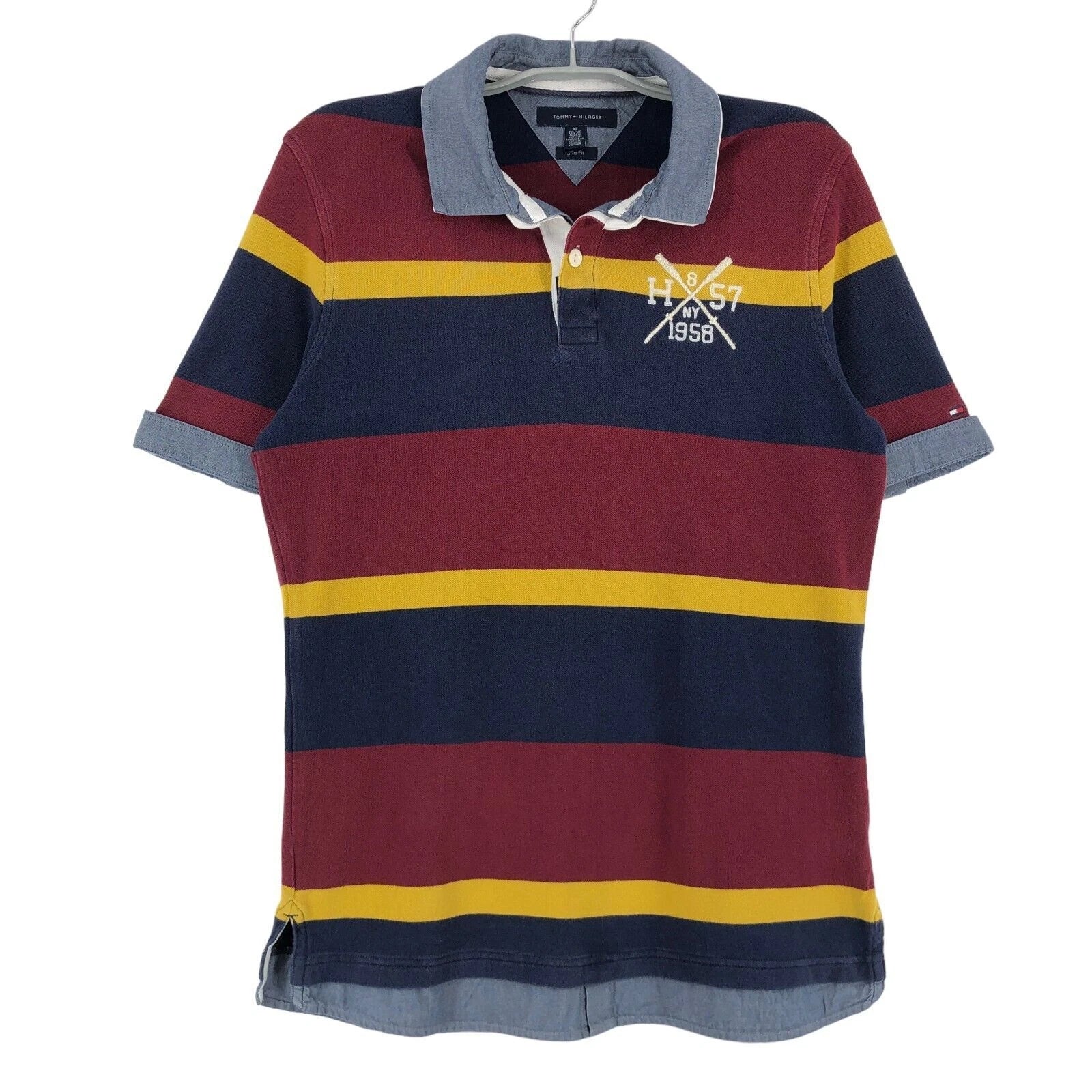 Tommy Hilfiger Slim Fit Polo T-Shirt Men Size XL