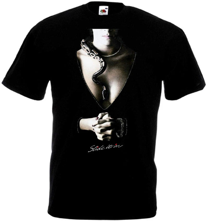 Whitesnake Slide It In t-shirt black hard rock band all sizes S-5XL