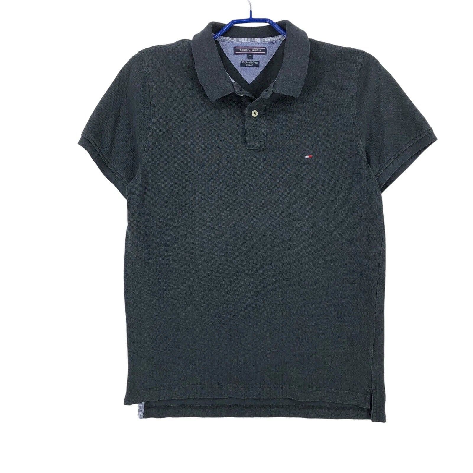 TOMMY HILFIGER Polo T-Shirt Slim Fit Two Layers Size M