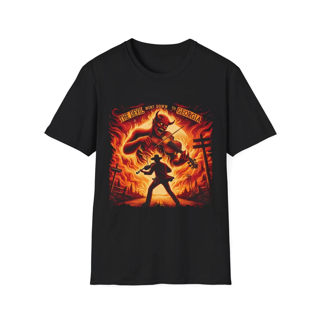 The Devil Went Down to Georgia T-Shirt – Southern Rock tee