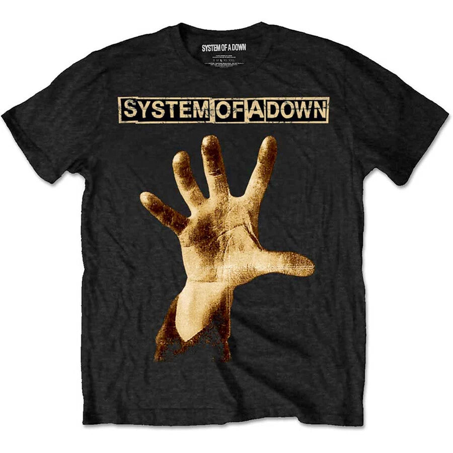 System Of A Down - Hand - Black T-shirt