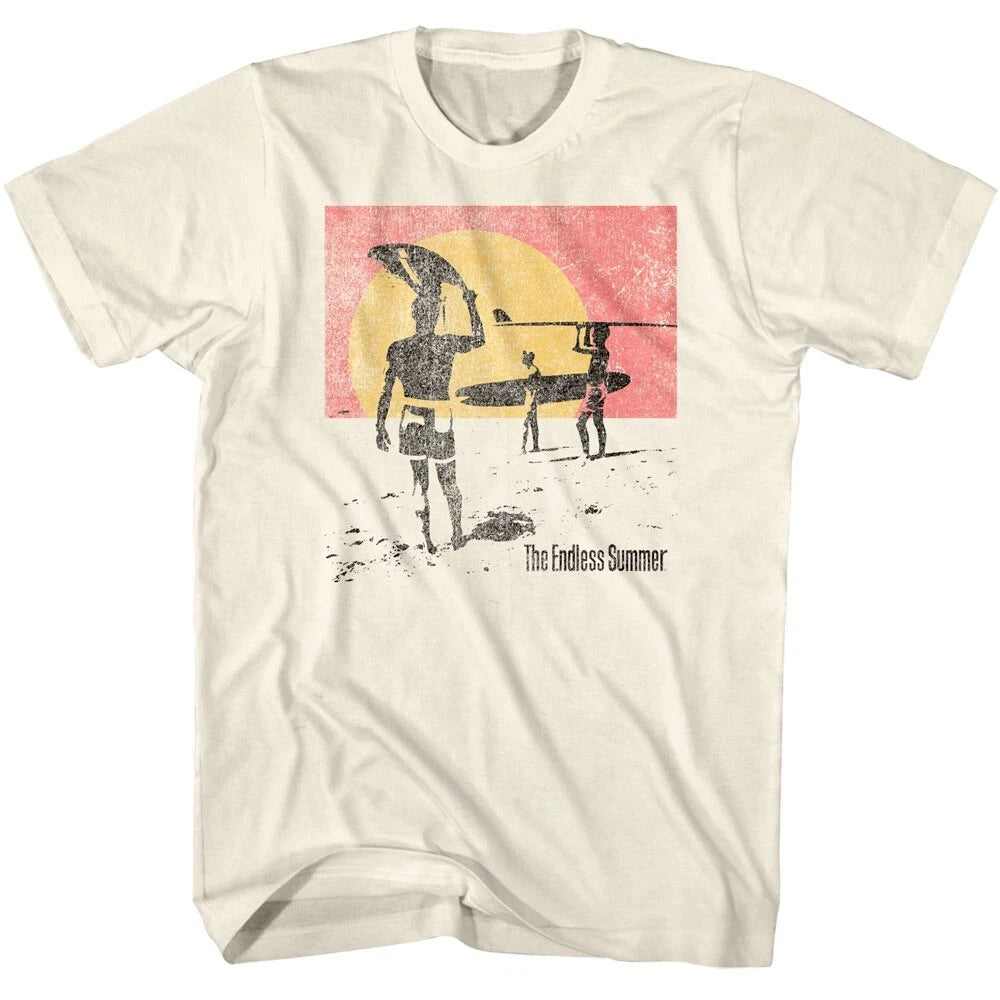 Endless Summer Vintage Movie Men's T Shirt Bruce Brown Films Surfing