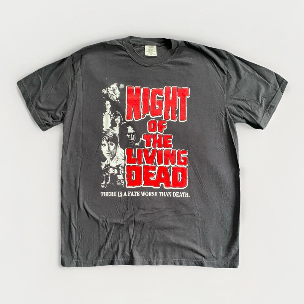 Night of the Living Dead Black T-Shirt Size XL Horror Zombie dawn of the dead