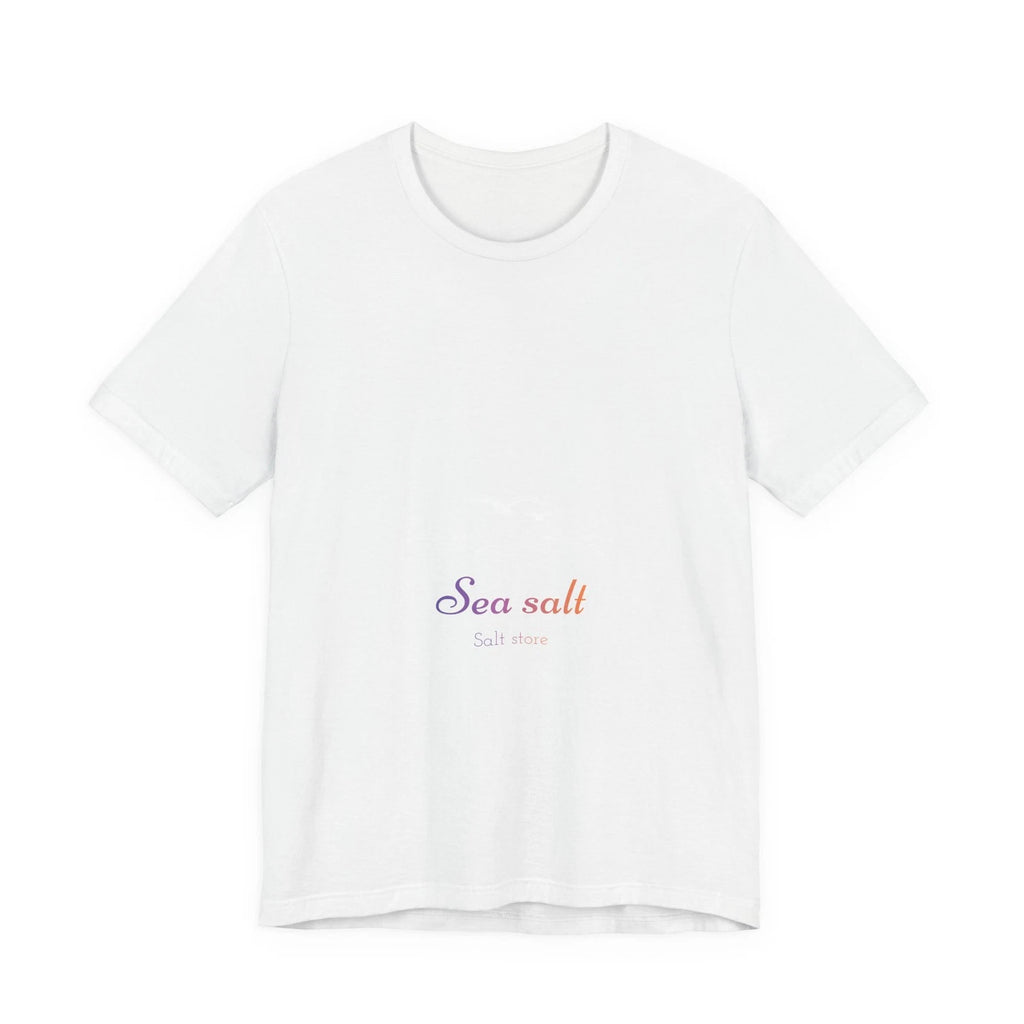 Sea Salt script tee | minimalist pastel text shirt