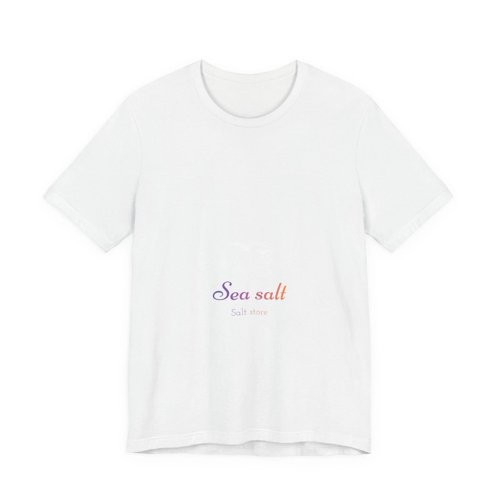 Sea Salt script tee | minimalist pastel text shirt