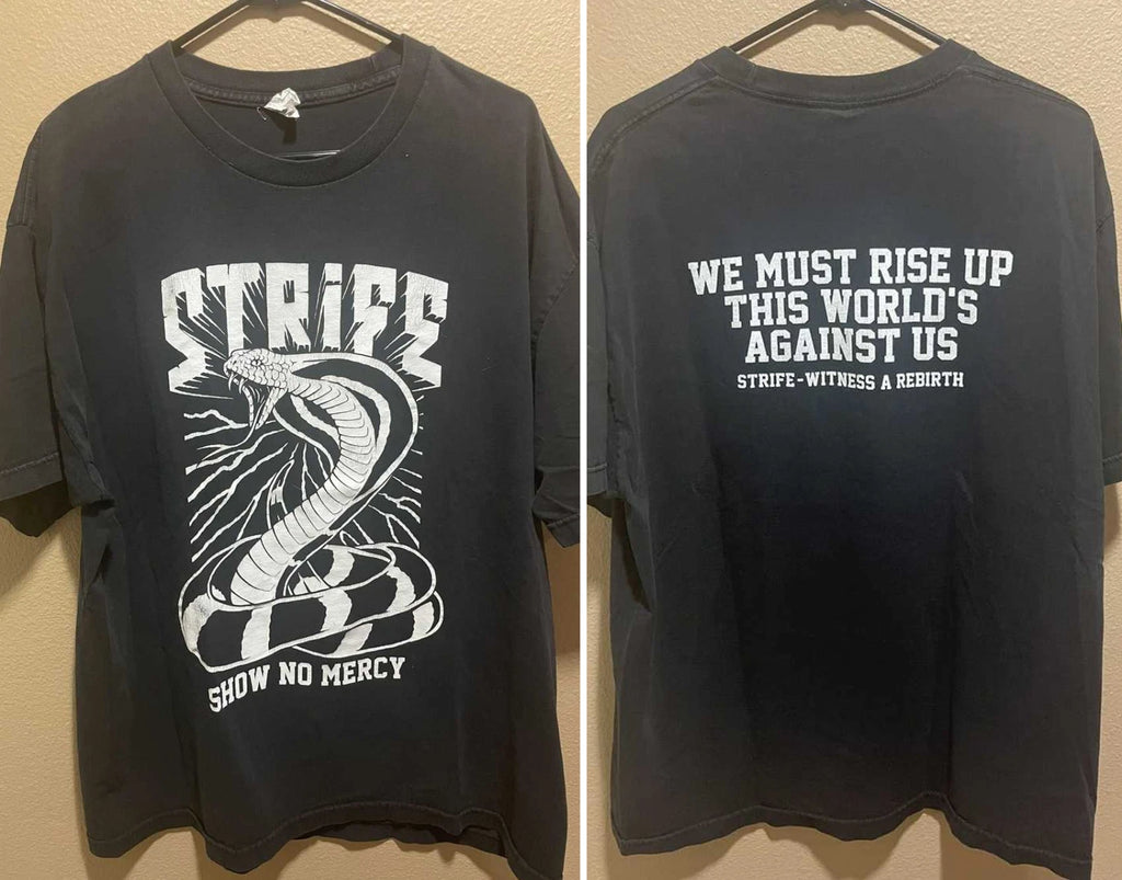Band Tees × Rock Tees × Vintage Vintage Strife Rock Punk Metal Band Concert T Sh