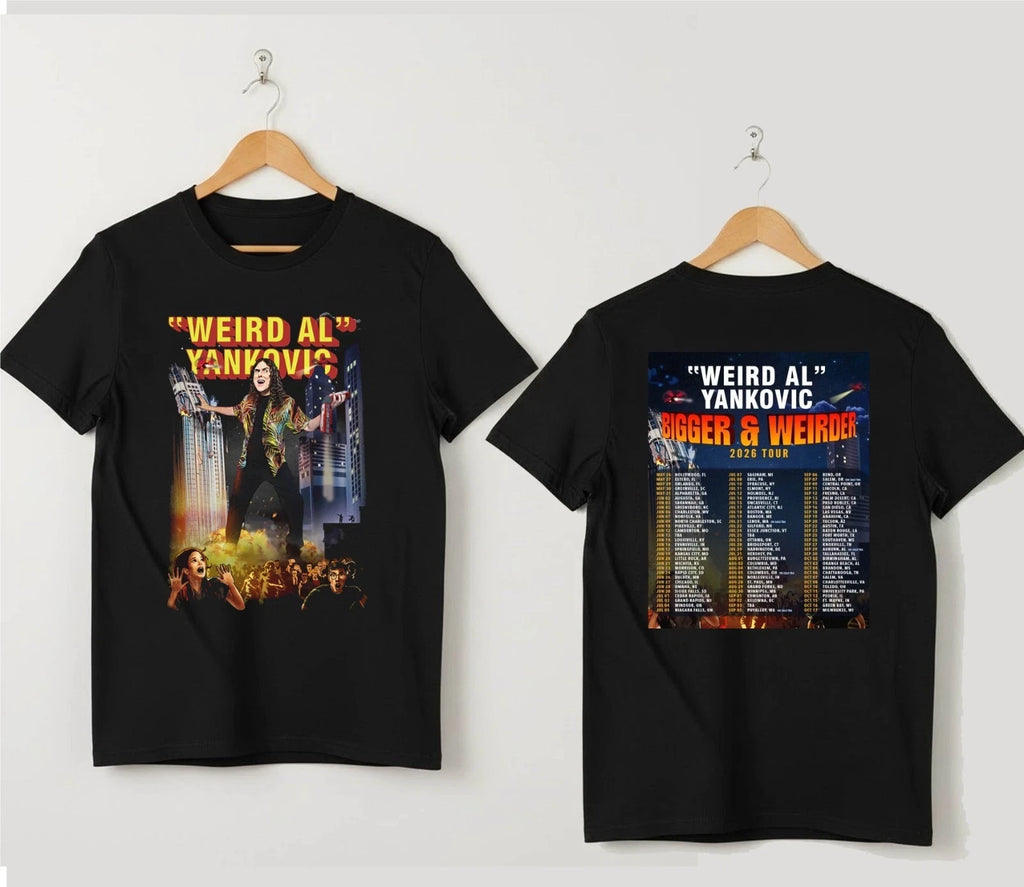 Weird Al Yankovic Bigger And Weirder 2026 Tour T-Shirt