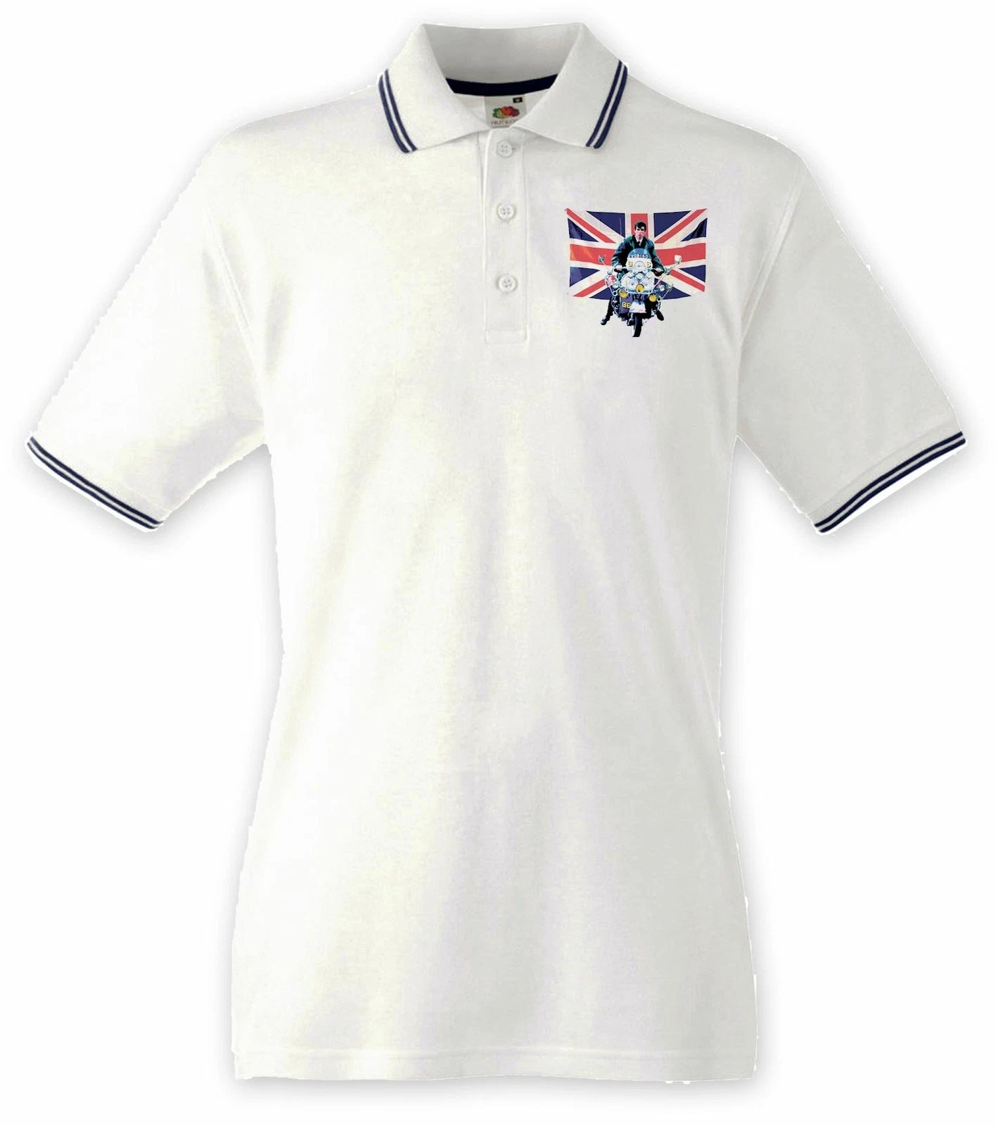 Union Jack Scooter Mod Polo Shirt - Jam Fashion The Who Quadrophenia