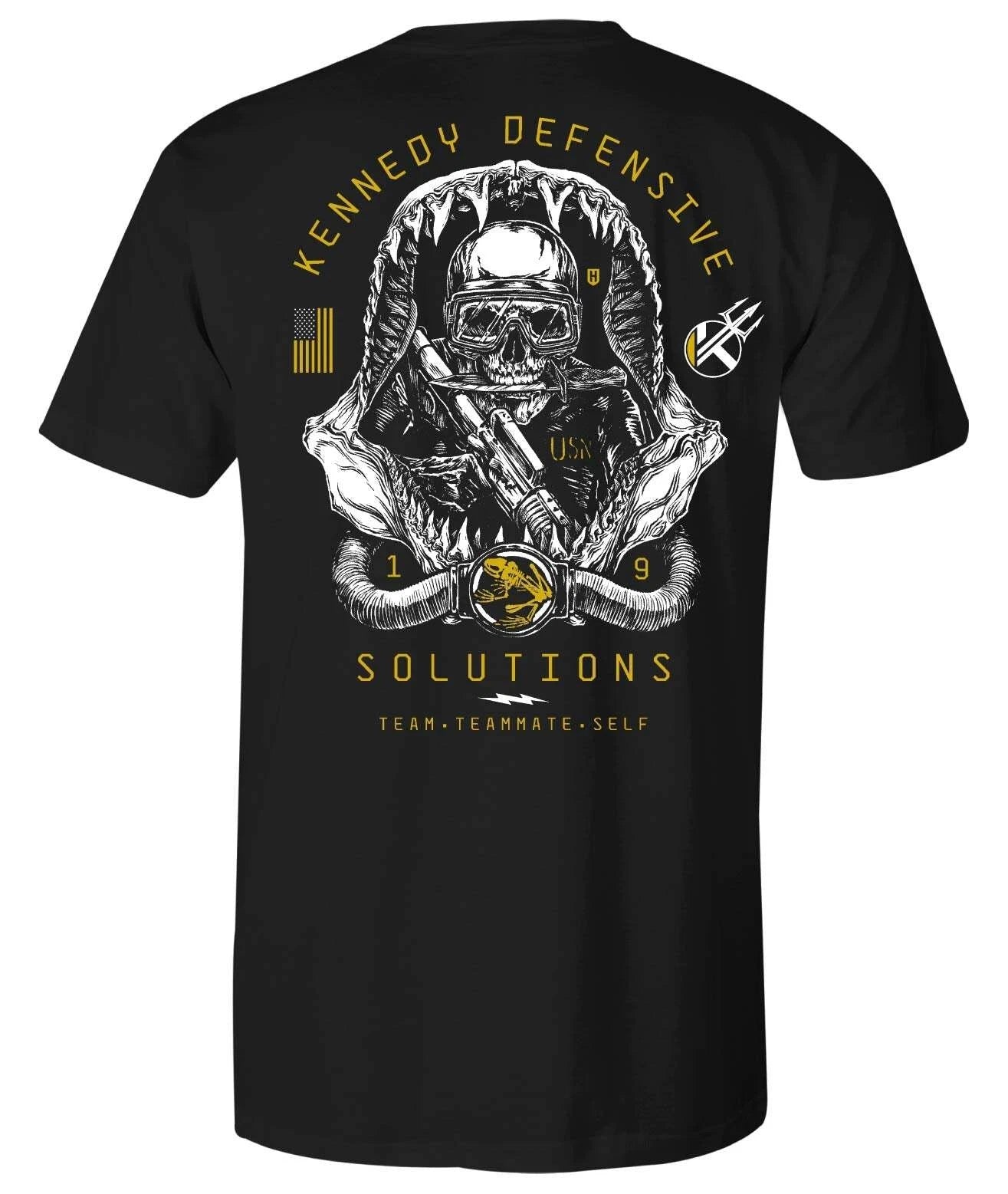Howitzer Style Men's T-Shirt Kennedy Defense Military Grunt MFG