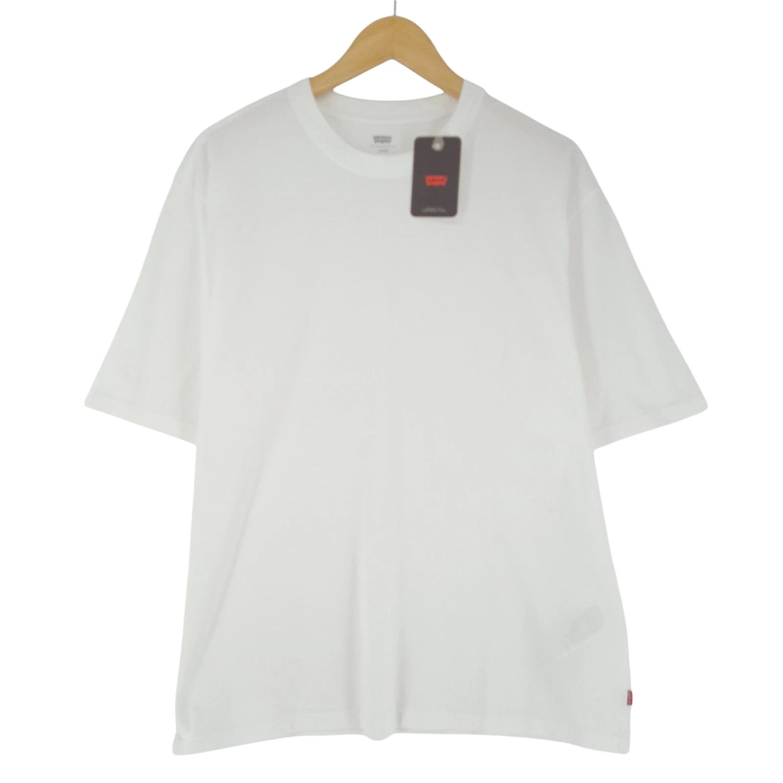 Levi's Mens White Oversized Cotton Relaxed T-Shirt Nv0 Size S