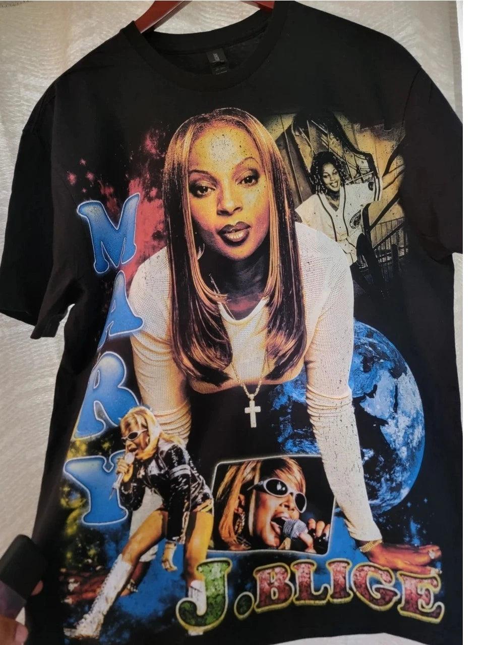 MAY J. BLIGE ON A SHAKA HEAVYWEIGHT GARMET SHIRT "MODERN"