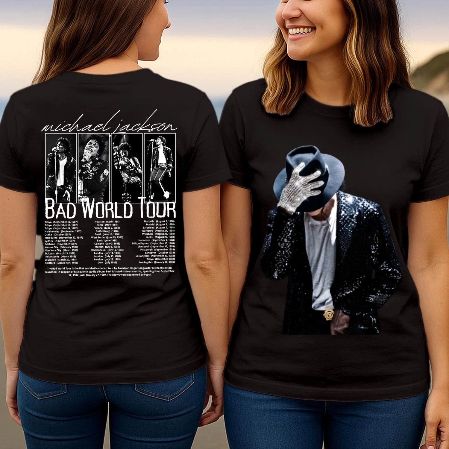 Michael Jackson King of Pop Shirt Beat It Thriller T-shirt MJ-1