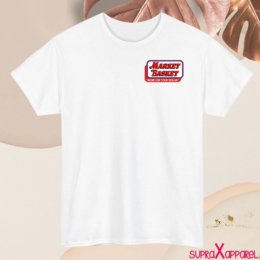Market Basket Supermarket Logo Mens T-Shirt Cotton Graphic Tee Made in USA S-5XL