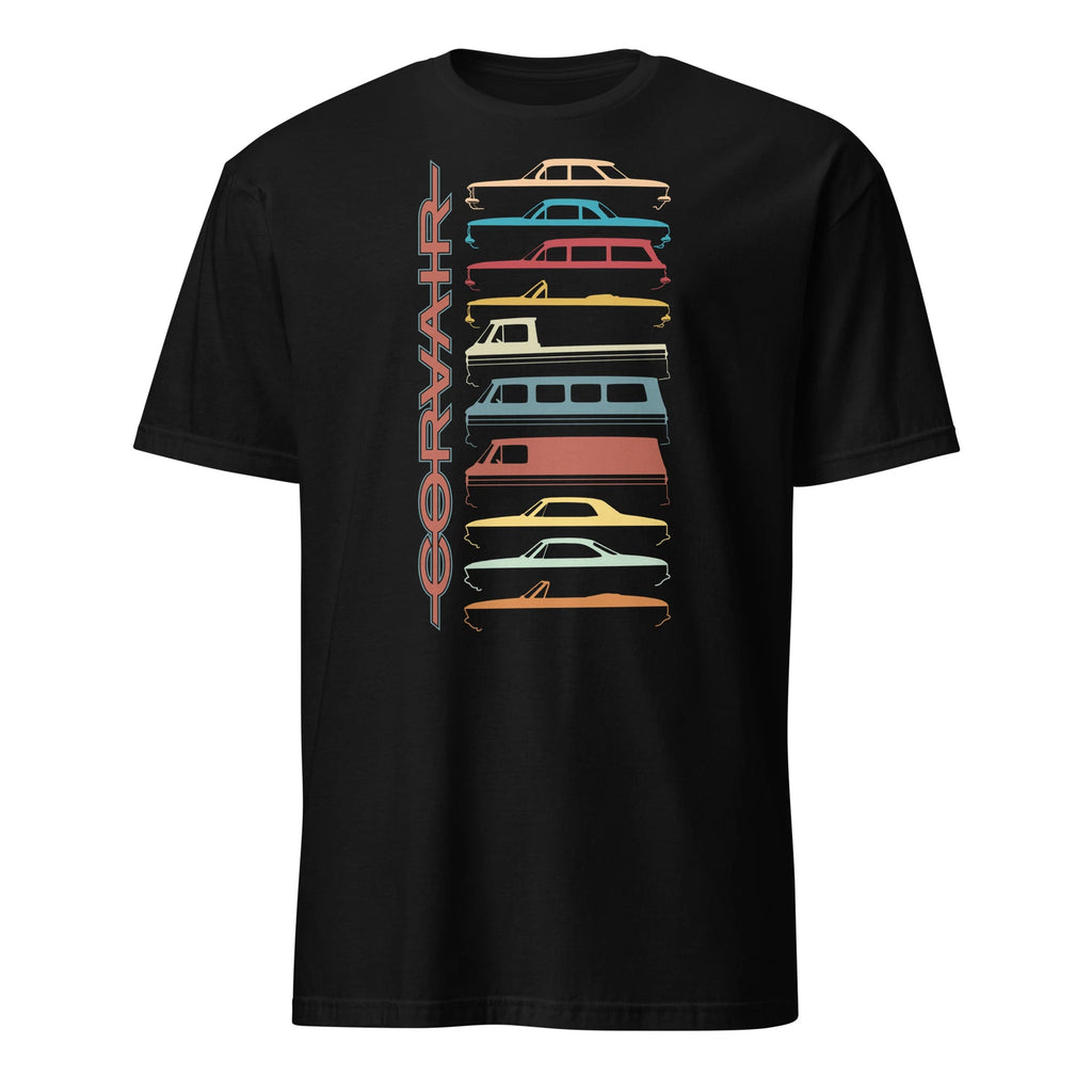 Corvair all models sillhouettes Short-Sleeve Unisex T-Shirt