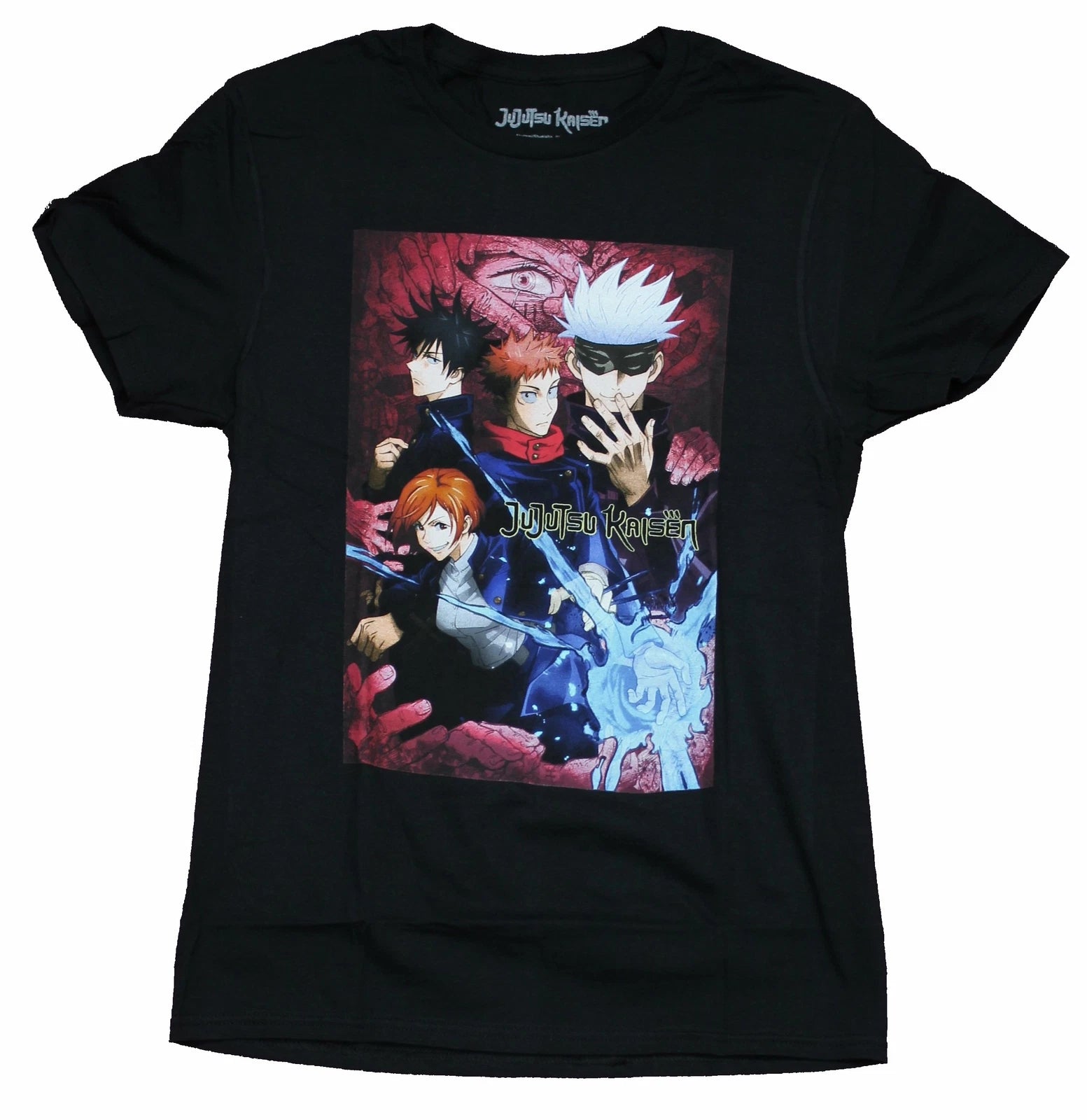 Jujutsu Kaisen Adult New T-Shirt - Key Art Group Pic