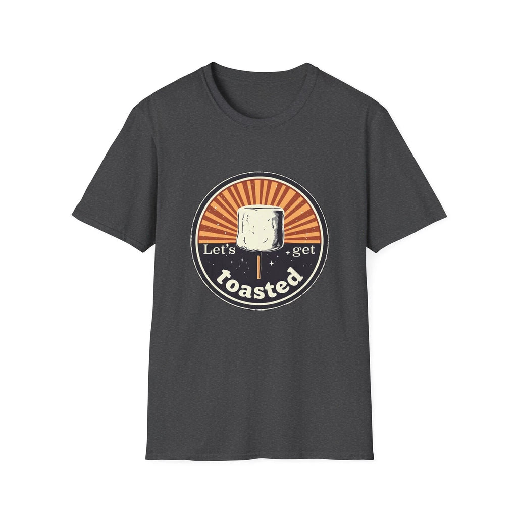 Let's Get Toasted T-Shirt | Marshmallow S'mores Campfire Design