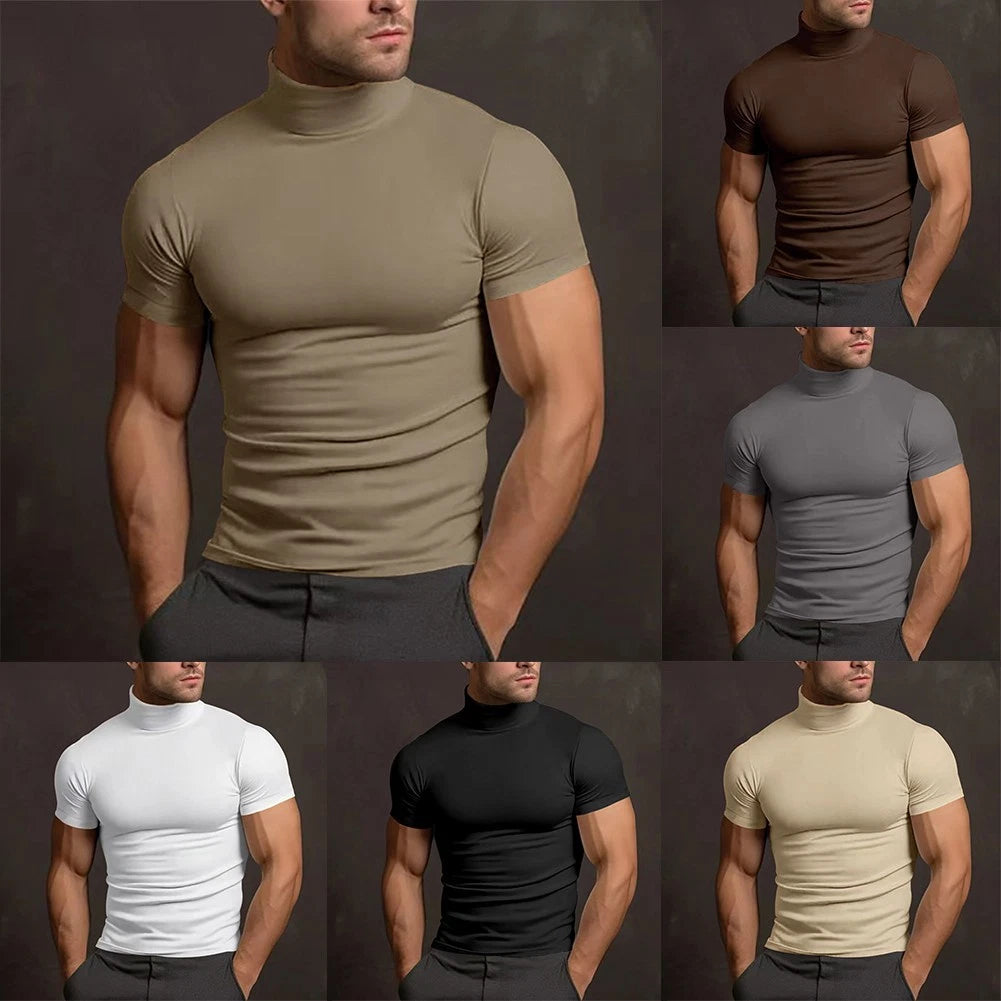 Comfy Fashion Stylish Top Turtleneck Fitness Polyester Pullover Regular